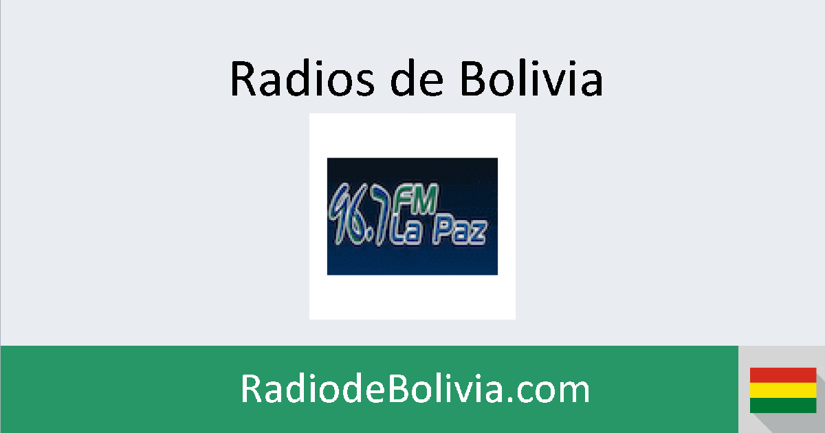 FM La Paz en vivo Radios de Bolivia