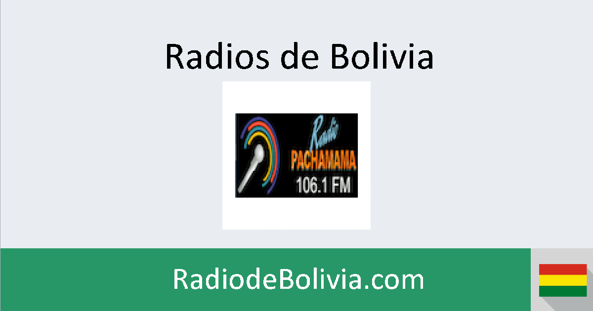 Radio Pachamama (El Alto) en vivo Radios de Bolivia